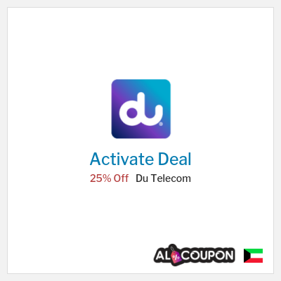 Coupon discount code for Du Telecom Internet Packages