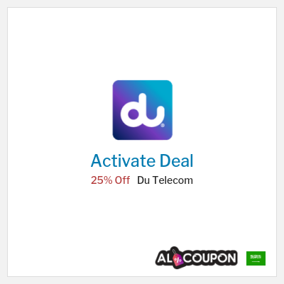 Coupon discount code for Du Telecom Internet Packages