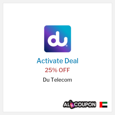 Special Deal for Du Telecom 25% OFF