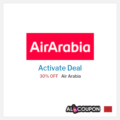 Special Deal for Air Arabia 30% OFF