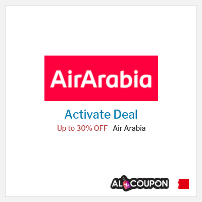 Special Deal for Air Arabia Up to 30% OFF
