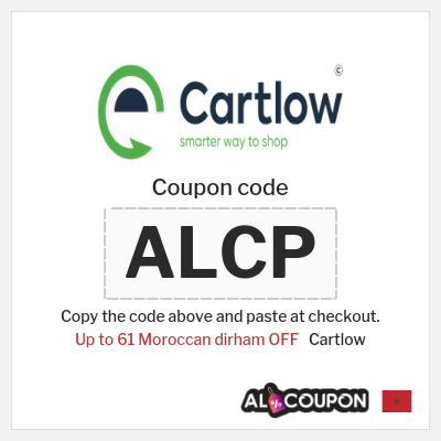 Coupon discount code for Cartlow Up to 15%