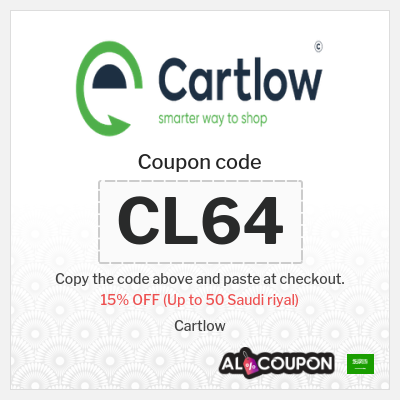 Coupon discount code for Cartlow Up to 15%