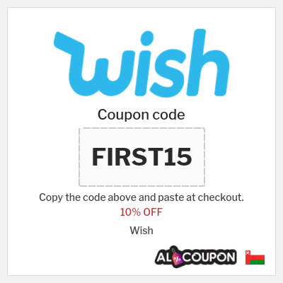 Coupon discount code for Wish 10% OFF