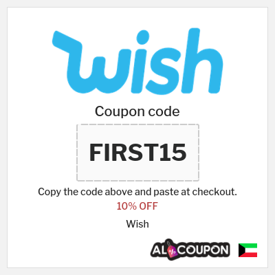 Coupon discount code for Wish 10% OFF