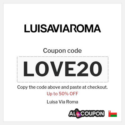 Coupon discount code for Luisa Via Roma Up to 50% OFF