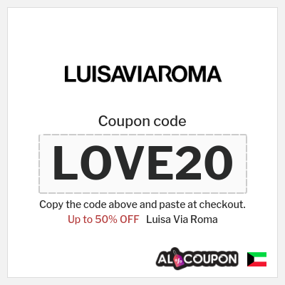 Coupon for Luisa Via Roma (LOVE20) Up to 50% OFF
