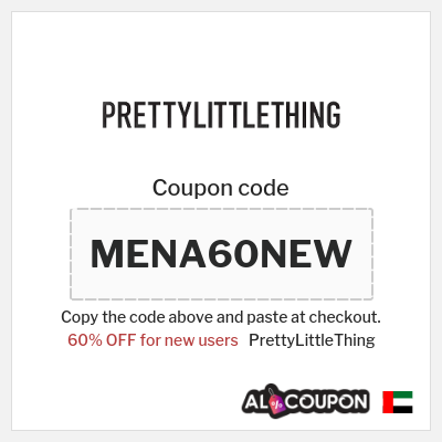 Coupon discount code for PrettyLittleThing Up to 15% OFF
