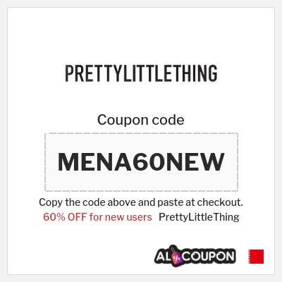 Coupon discount code for PrettyLittleThing Up to 15% OFF