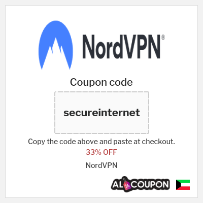 Coupon for NordVPN (secureinternet) 33% OFF