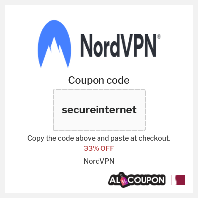 Coupon for NordVPN (secureinternet) 33% OFF