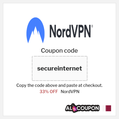 Coupon for NordVPN (secureinternet) 33% OFF