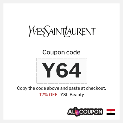 Coupon discount code for YSL Beauty 12% OFF