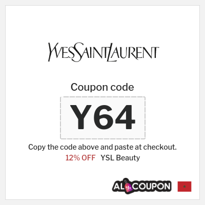 Coupon discount code for YSL Beauty 12% OFF