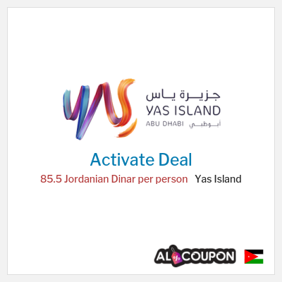 Special Deal for Yas Island 85.5 Jordanian Dinar per person
