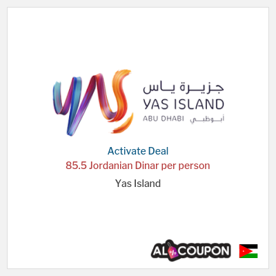 Special Deal for Yas Island 85.5 Jordanian Dinar per person