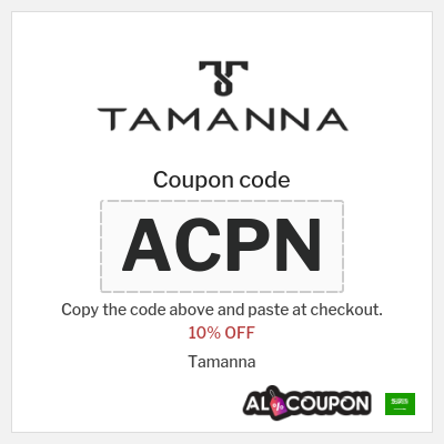 Coupon discount code for Tamanna 17.5% OFF
