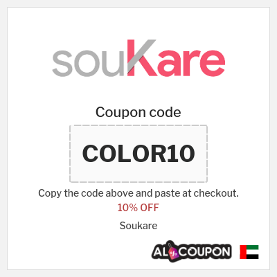 Coupon discount code for Soukare 10% OFF