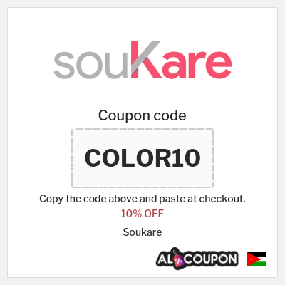 Coupon discount code for Soukare 10% OFF