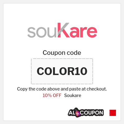 Coupon discount code for Soukare 10% OFF