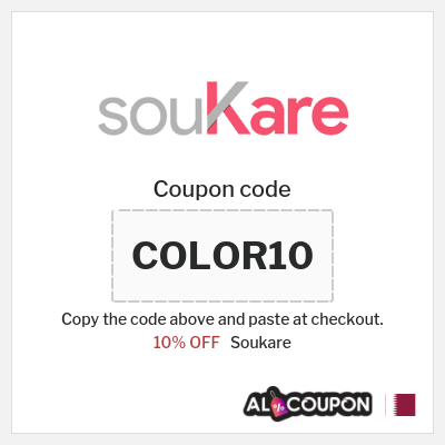 Coupon discount code for Soukare 10% OFF