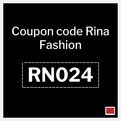 Coupon discount code for Rina Fashion 12% OFF