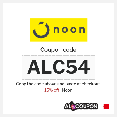 Coupon for Noon (ALC54) 15% off