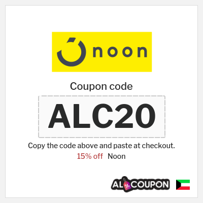 Noon Coupon (ALC20) Noon Promo Code 2026 for First Order