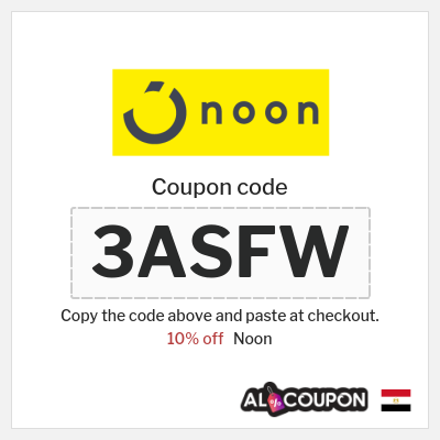 Noon Coupon (3ASFW) Noon Promo Code 2026 for First Order