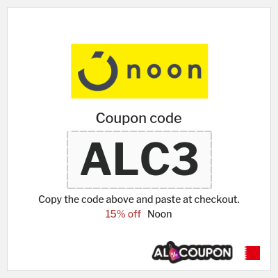 Noon Coupon (ALC3) Noon Promo Code 2026 for First Order