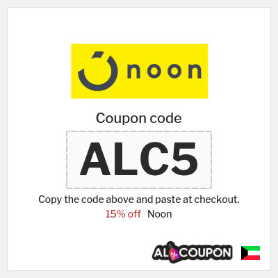 Noon Coupon (ALC5) Noon Promo Code 2026 for First Order
