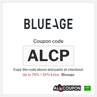 Coupon discount code for Blueage 10% OFF