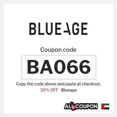 Coupon for Blueage (BA066) 30% OFF