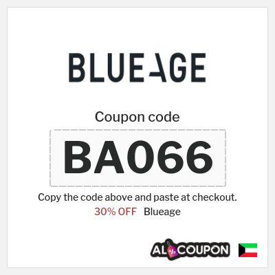 Coupon for Blueage (BA066) 30% OFF
