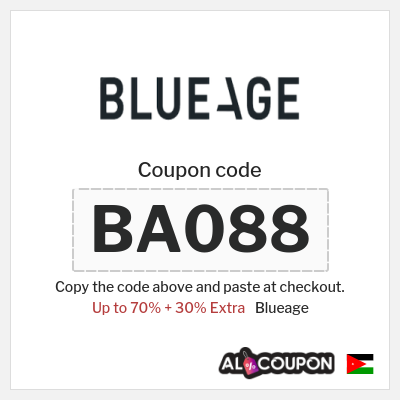 Coupon for Blueage (BA088) Up to 70% + 30% Extra