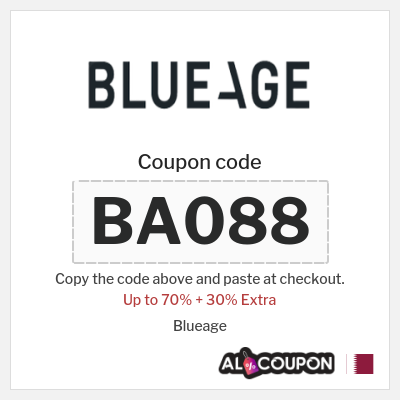 Coupon for Blueage (BA088) Up to 70% + 30% Extra
