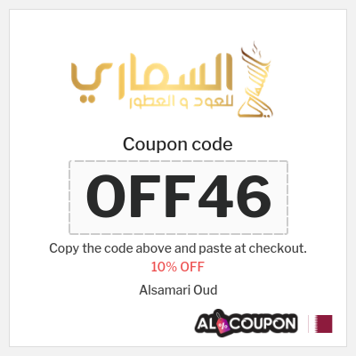 Coupon for Alsamari Oud (OFF46) 10% OFF