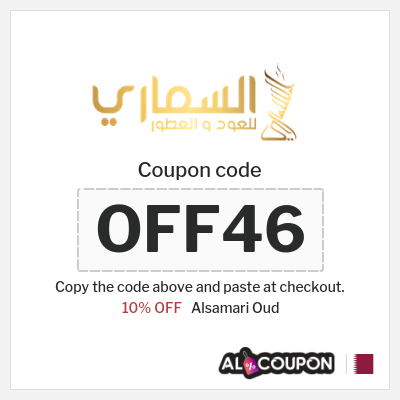 Coupon for Alsamari Oud (OFF46) 10% OFF