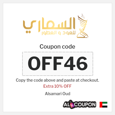 Coupon for Alsamari Oud (OFF46) Extra 10% OFF