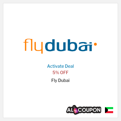 Coupon discount code for Fly Dubai 5% OFF