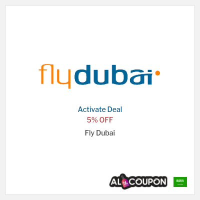 Coupon discount code for Fly Dubai 5% OFF