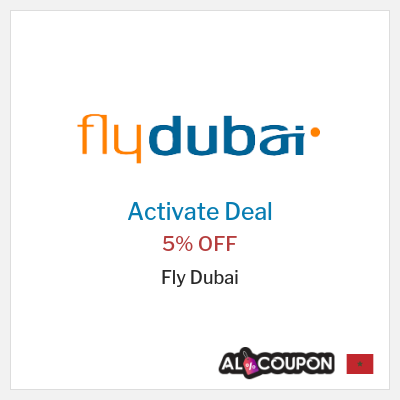 Coupon discount code for Fly Dubai 5% OFF