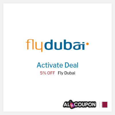 Special Deal for Fly Dubai 5% OFF