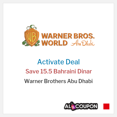 Special Deal for Warner Brothers Abu Dhabi Save 15.5 Bahraini Dinar