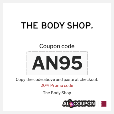 Coupon for The Body Shop (AN95) 20% Promo code