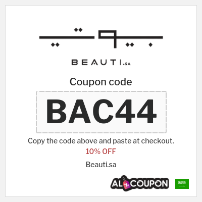 Coupon discount code for Beauti.sa 10% OFF