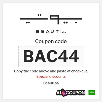 Coupon for Beauti.sa (BAC44) Special discounts