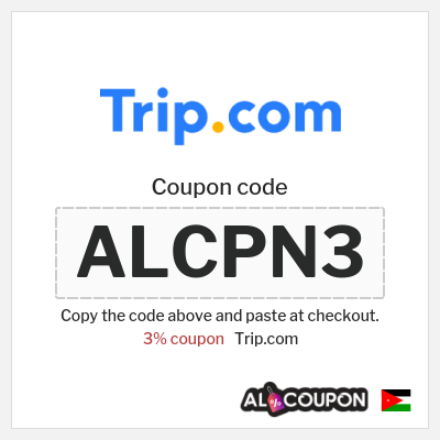 Coupon discount code for Trip.com 3% OFF