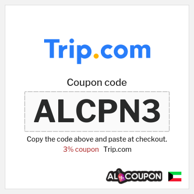 Coupon discount code for Trip.com 3% OFF