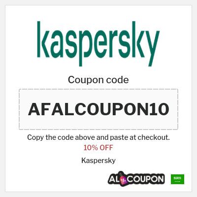 Coupon discount code for Kaspersky 10% OFF